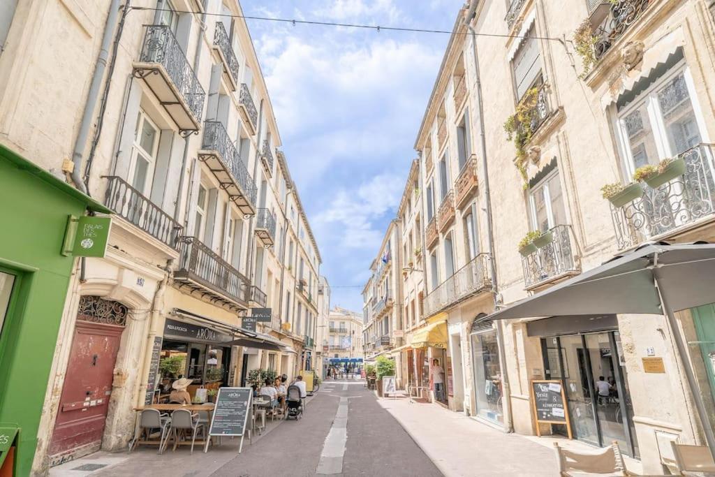 Ferienwohnung Le Boudoir, Spacieux T2, Centre Historique Montpellier Exterior foto